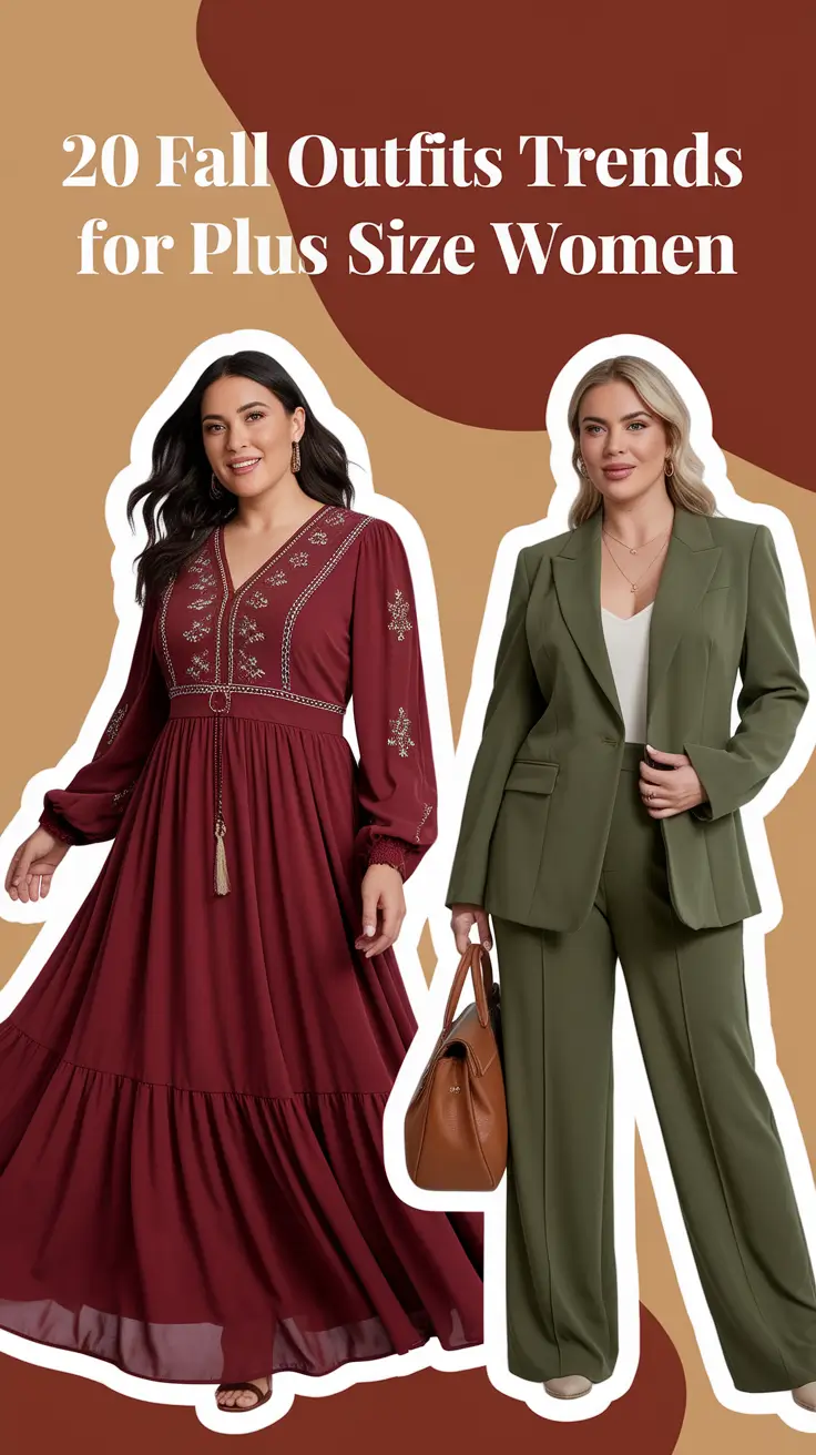 2025 Fall Outfits Trends for Plus Size Women: Cozy, Confident & Chic Looks for Every Occasion