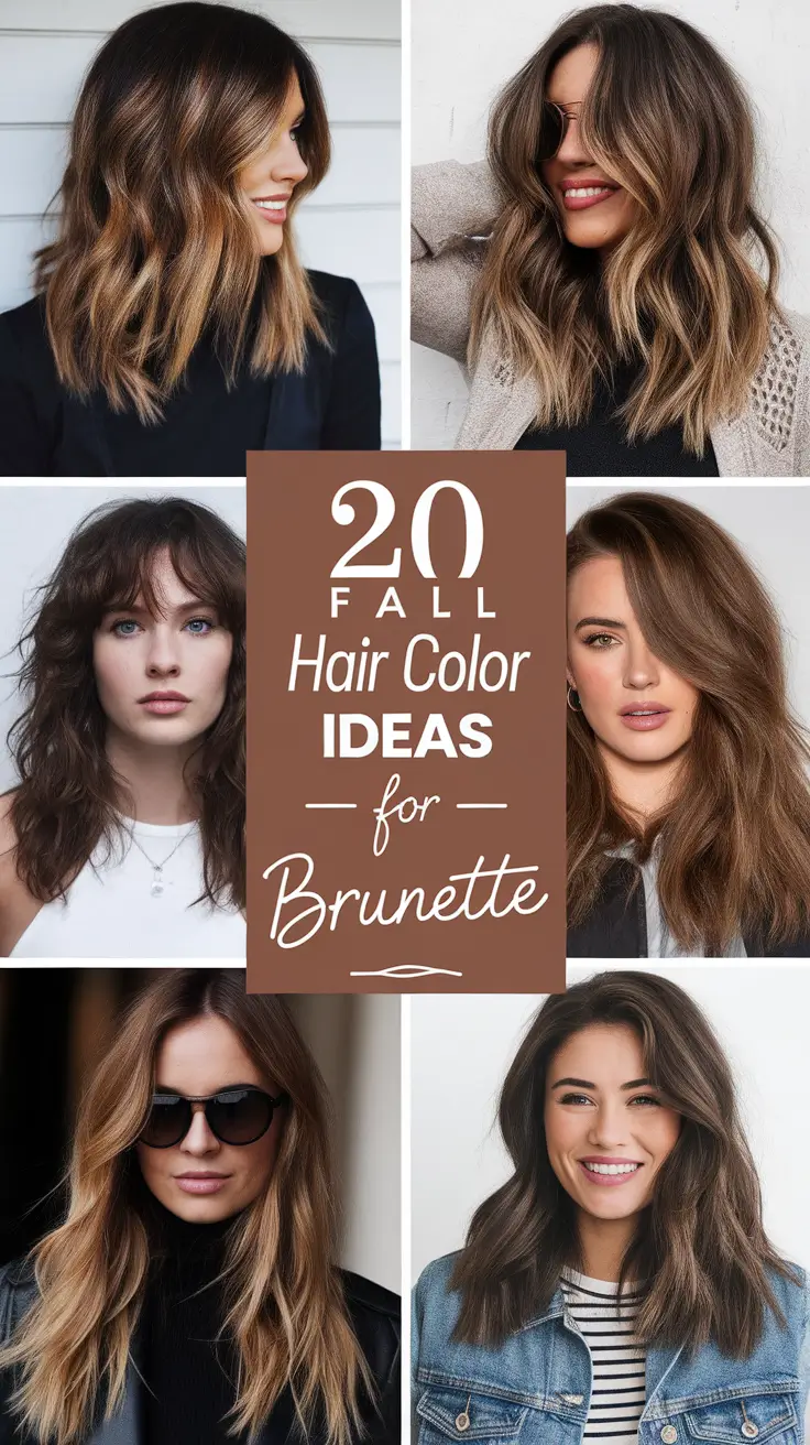 Fall Hair Color Ideas for Brunette 2025: Rich Balayage, Money Piece & Dimensional Trends to Try Now