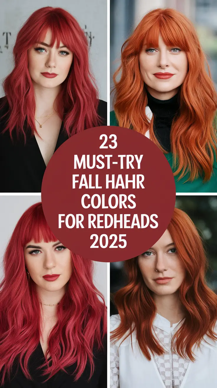 Must-Try Fall Red Hair Colors for Redheads 2025