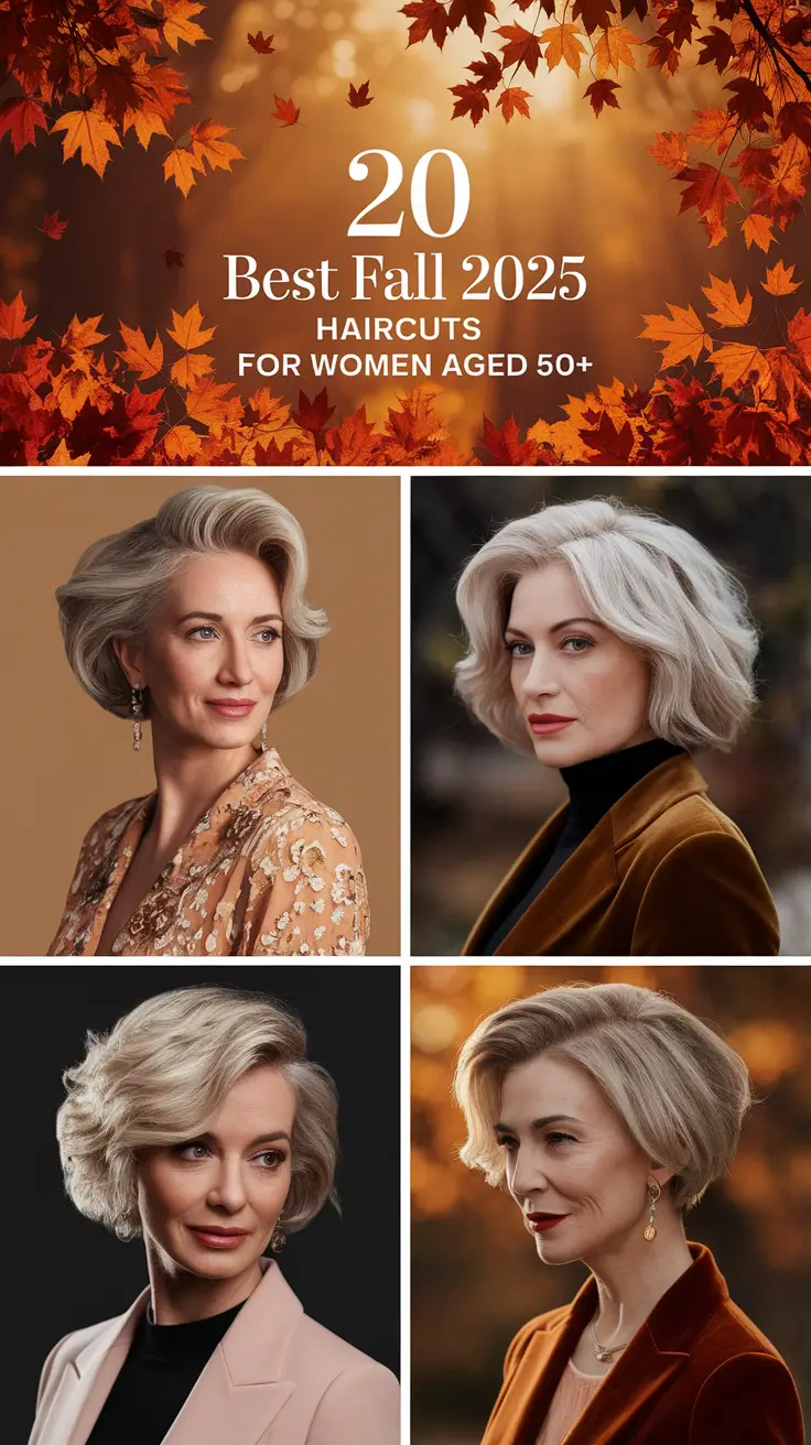 Fall 2025 Haircut That Flatter Women 50+: The Best Midlength & Short Looks of the Season