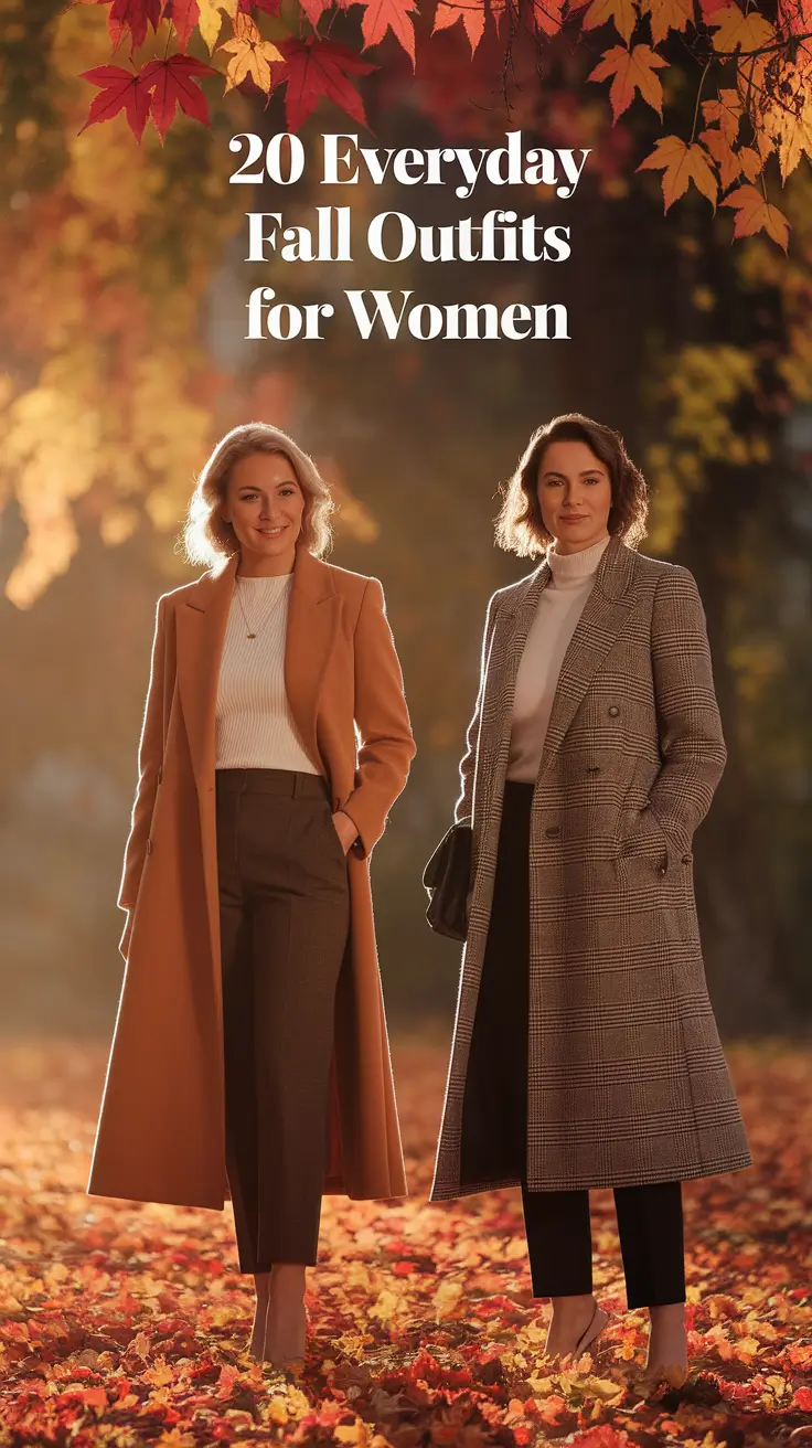 2025 Everyday Fall Outfits for Women: Casual and Chic Looks to Wear All Season