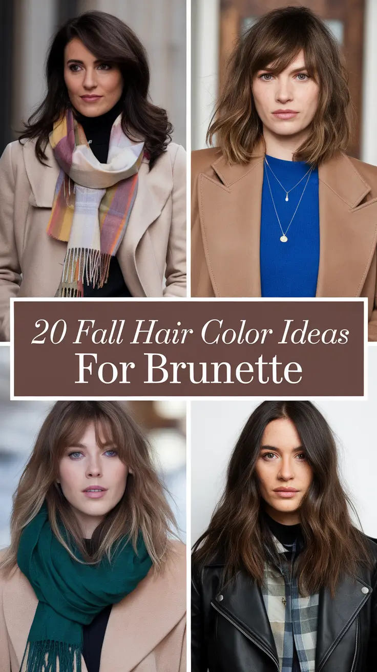 Fall Hair Color Ideas for Brunette 2025: Rich Balayage, Money Piece & Dimensional Trends to Try Now