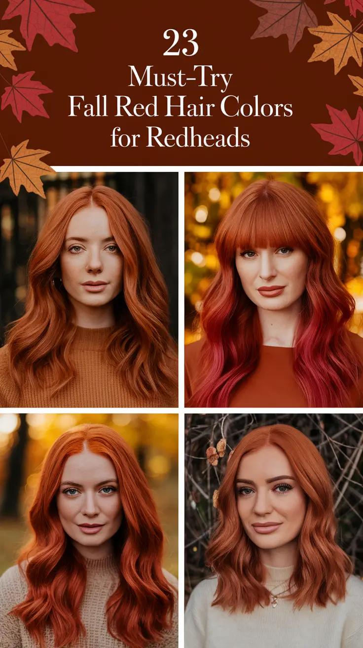 Must-Try Fall Red Hair Colors for Redheads 2025
