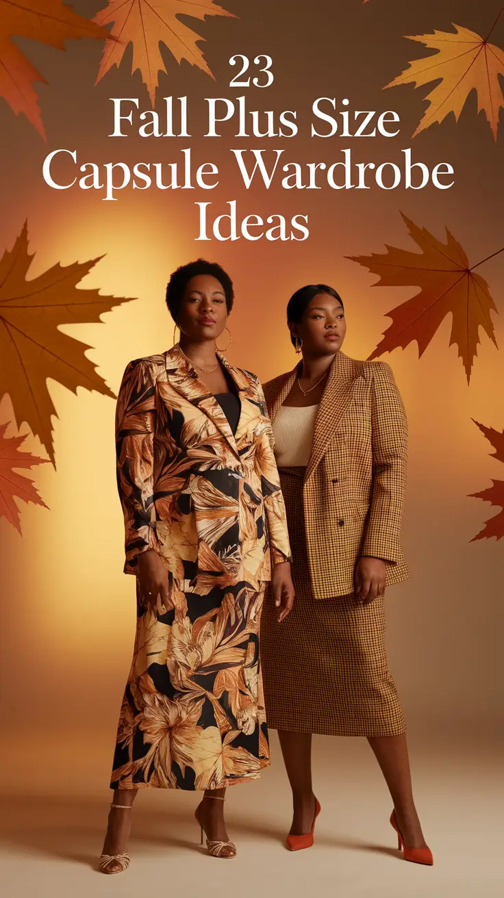 Fall Plus Size Capsule Wardrobe Ideas 2025: Cozy, Confident, and Curated for Every Day