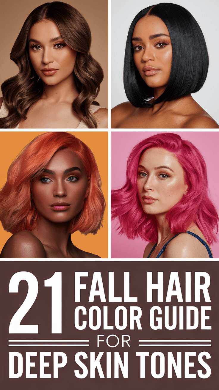 2025 Fall Hair Color Guide for Deep Skin Tones: Bold Browns, Soft Curls & Everything in Between