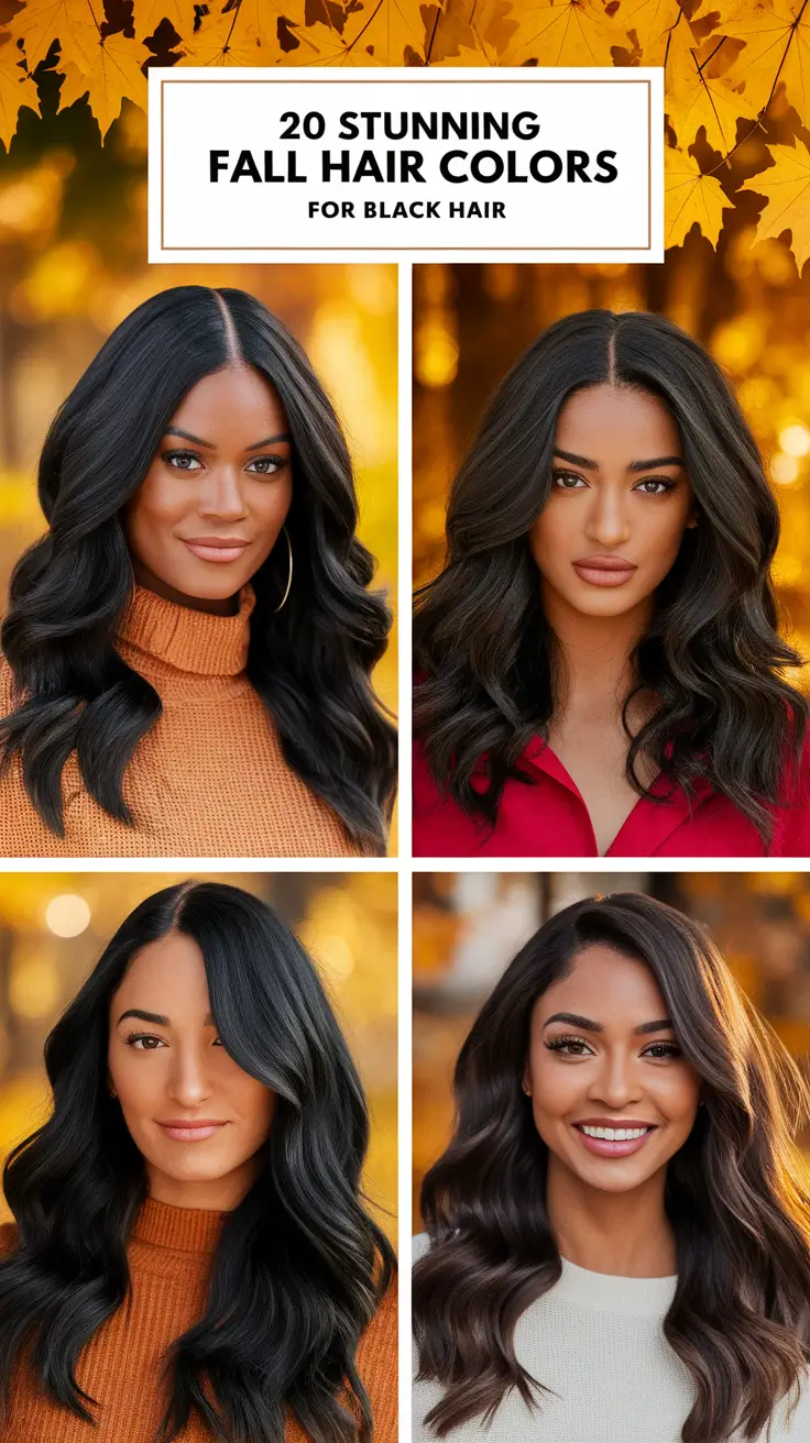 Stunning Fall Hair Colors for Black Hair 2025 That Bring Out the Best in Every Tone
