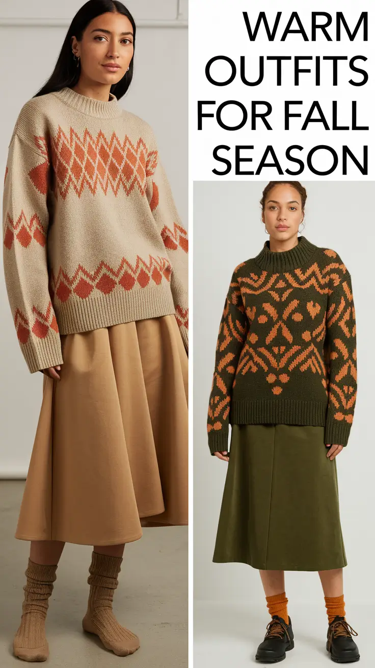 Warm Outfits for Fall Season 2025: Comfy & Aesthetic Looks for Crisp Weather