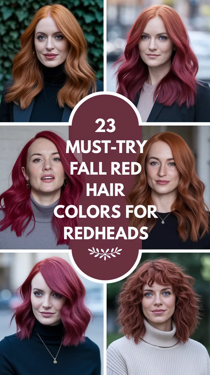 Must-Try Fall Red Hair Colors for Redheads 2025