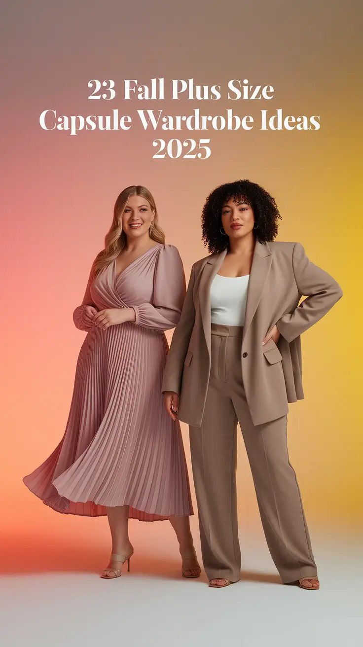 Fall Plus Size Capsule Wardrobe Ideas 2025: Cozy, Confident, and Curated for Every Day