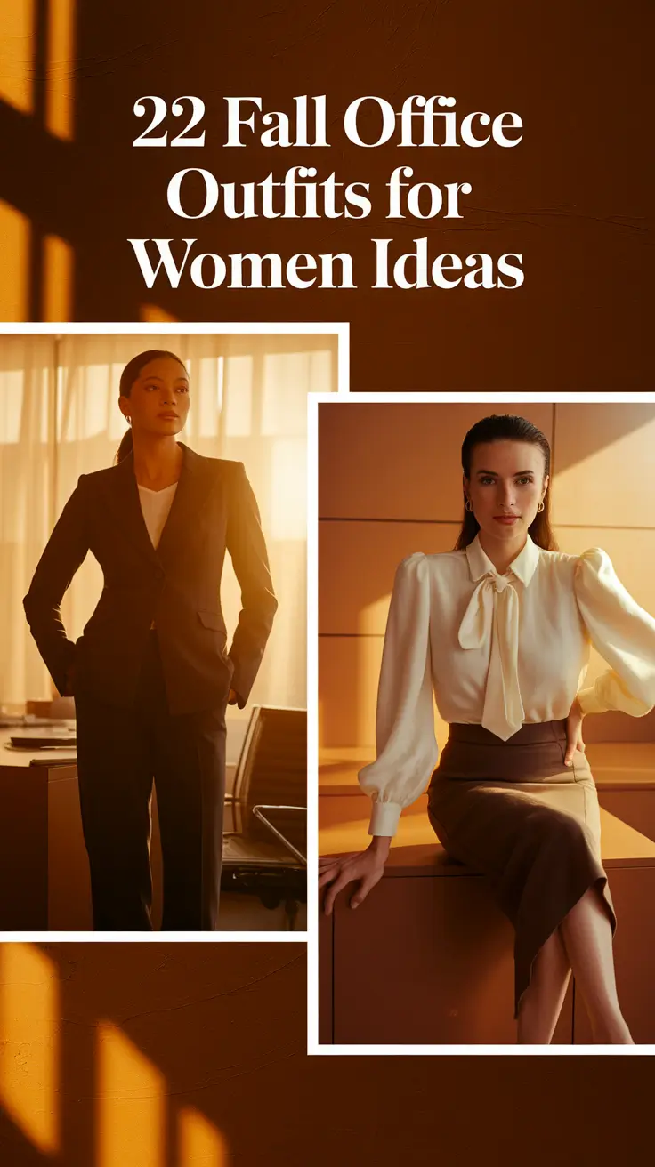 Fall Office Outfits for Women Ideas 2025: Classy Looks to Feel Confident & Stylish at Work