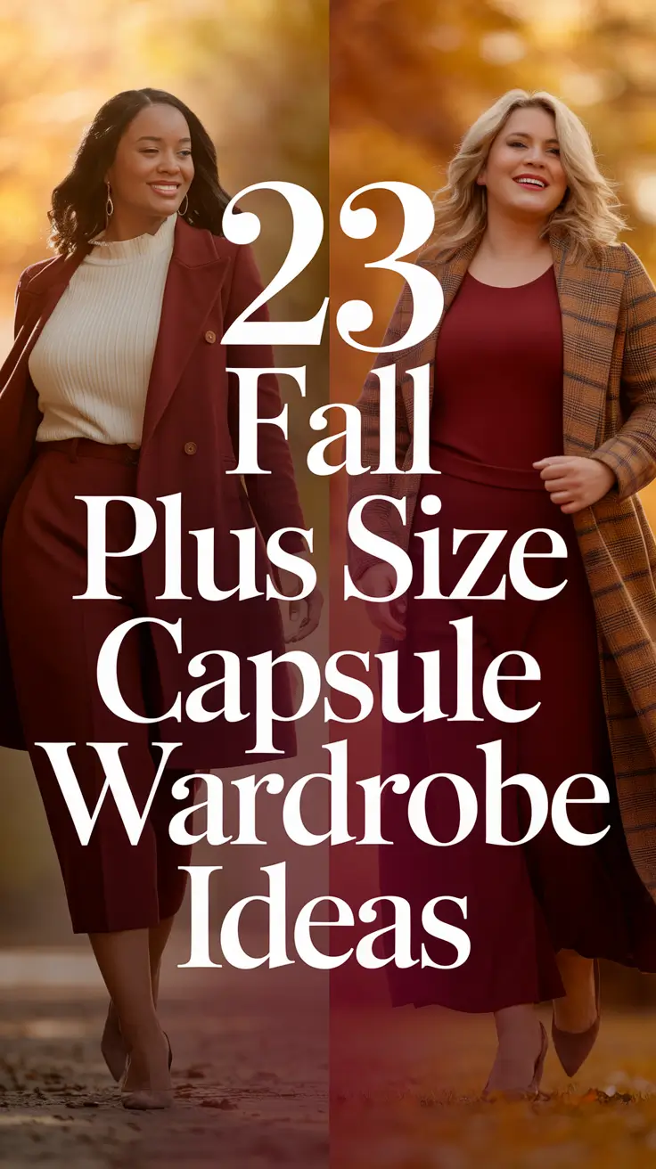 Fall Plus Size Capsule Wardrobe Ideas 2025: Cozy, Confident, and Curated for Every Day