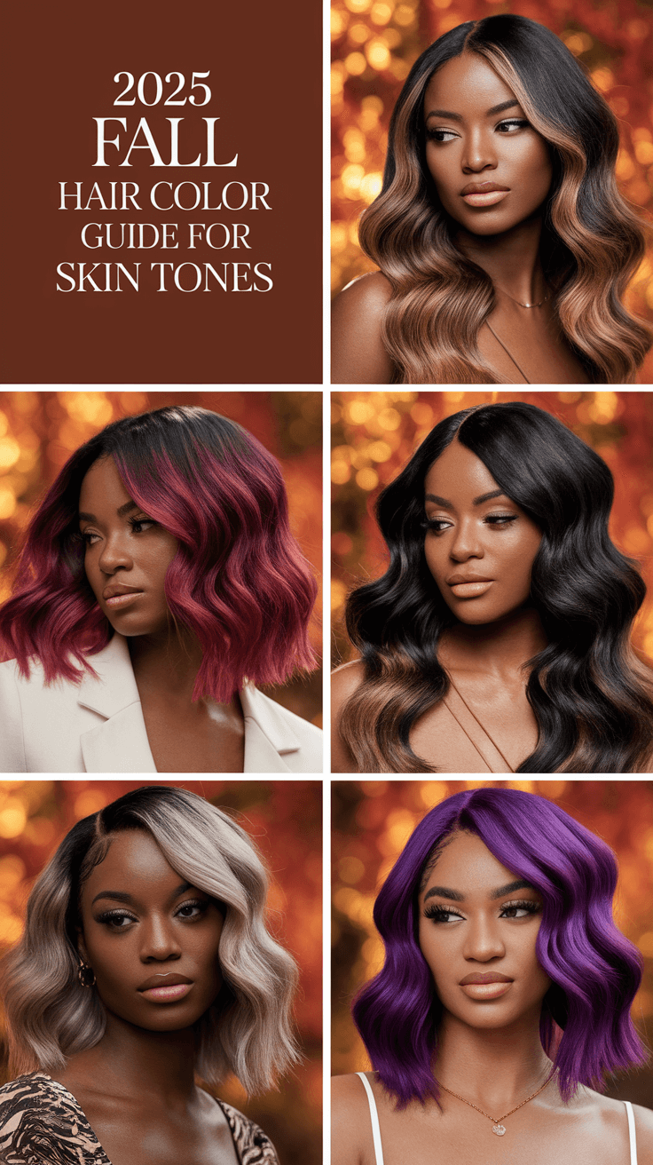 2025 Fall Hair Color Guide for Deep Skin Tones: Bold Browns, Soft Curls & Everything in Between