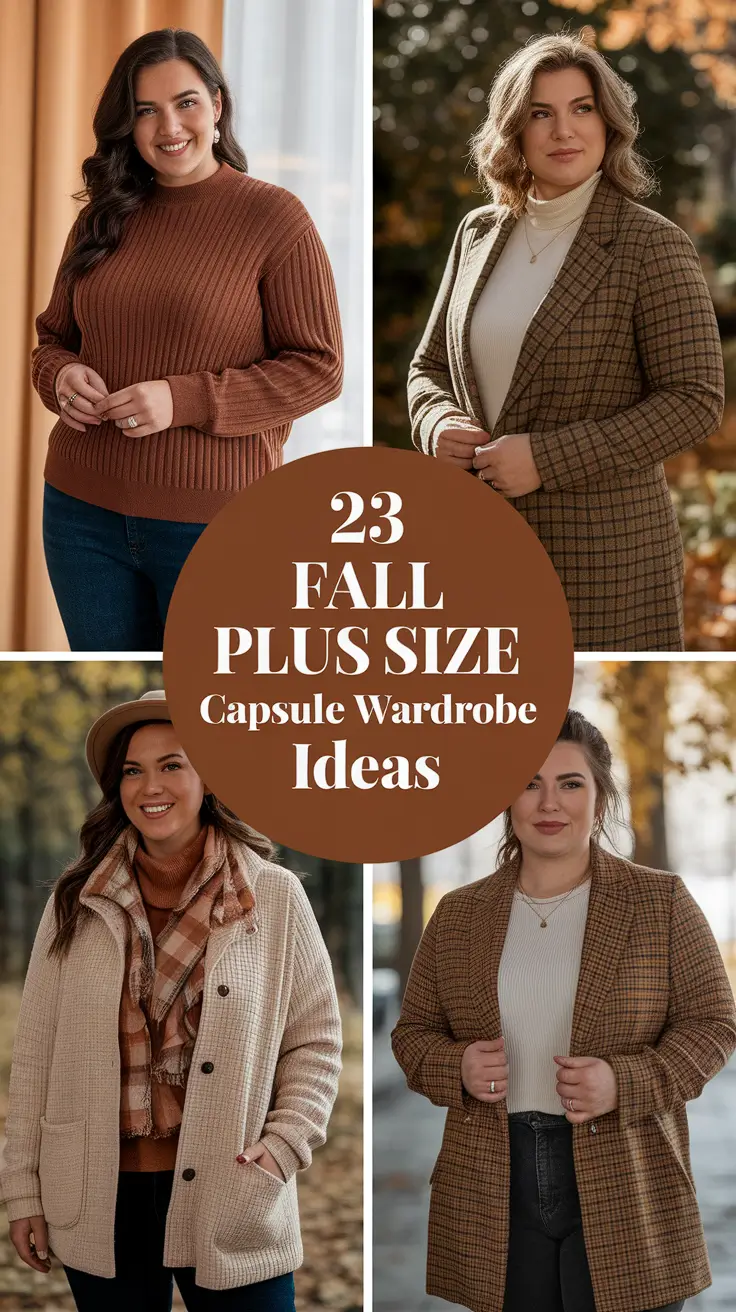 Fall Plus Size Capsule Wardrobe Ideas 2025: Cozy, Confident, and Curated for Every Day