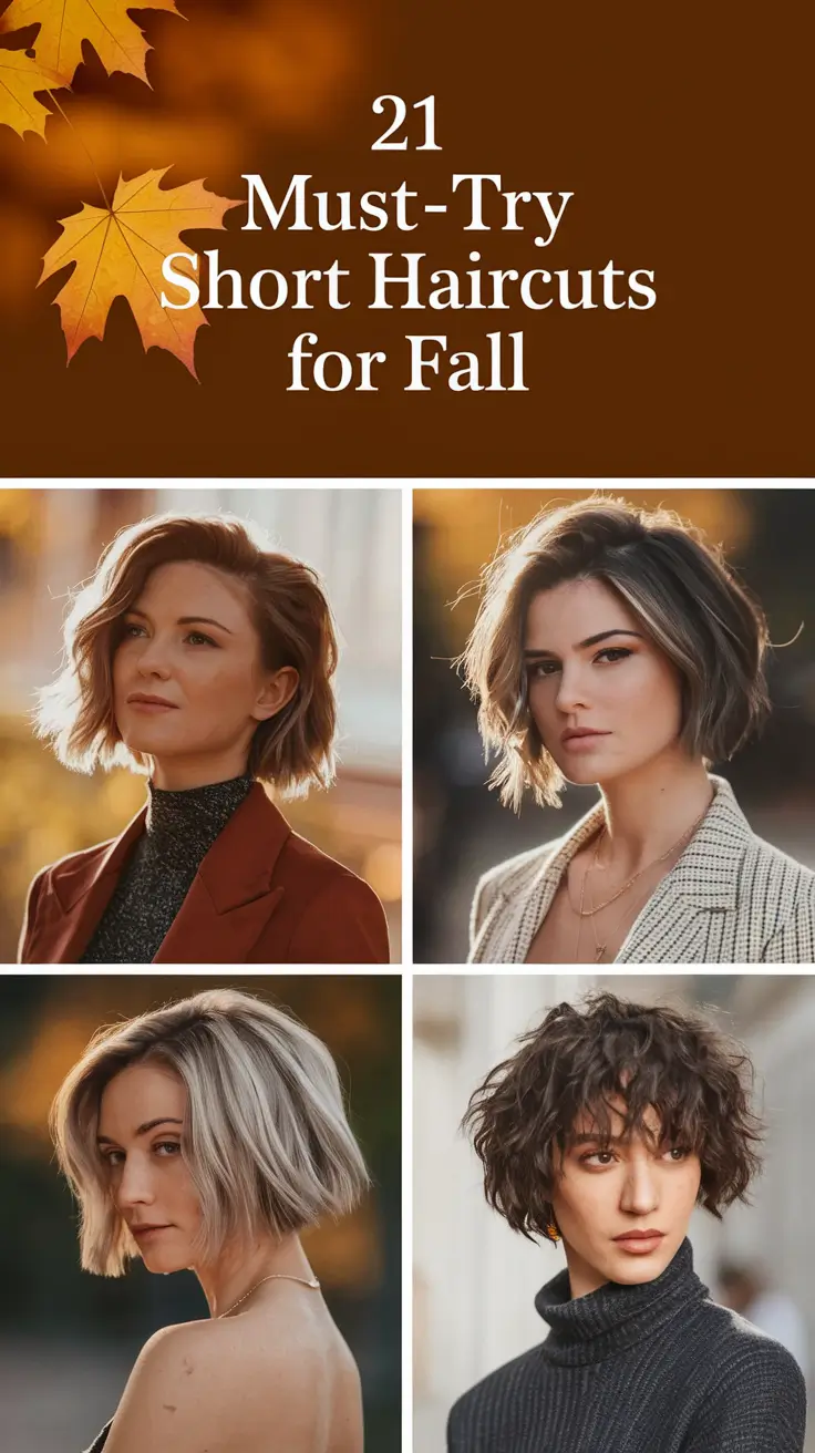 Must-Try Short Haircuts for Fall 2025: Fresh, Feminine & Fall-Ready Looks