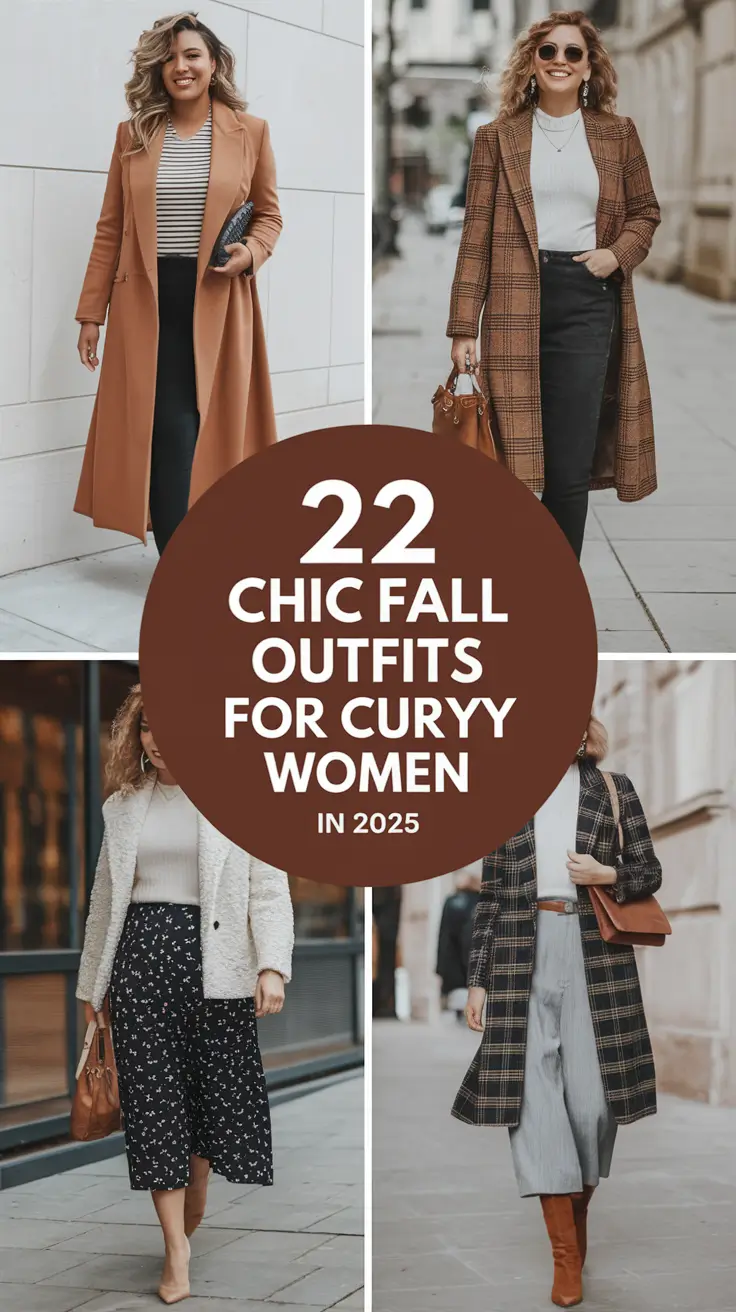 Chic Fall Outfits for Curvy Women in 2025: Casual, Dressy & Totally Wearable Looks