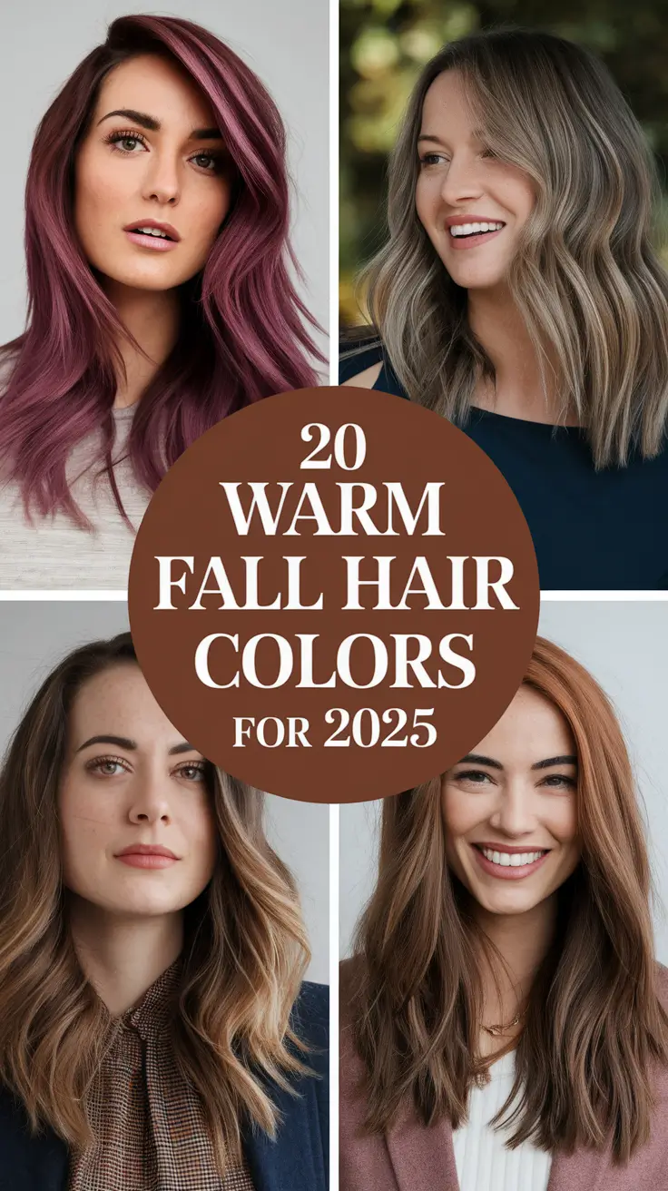 Warm Fall Hair Colors for 2025: Fresh Ideas for Brunettes, Blondes, and Reds