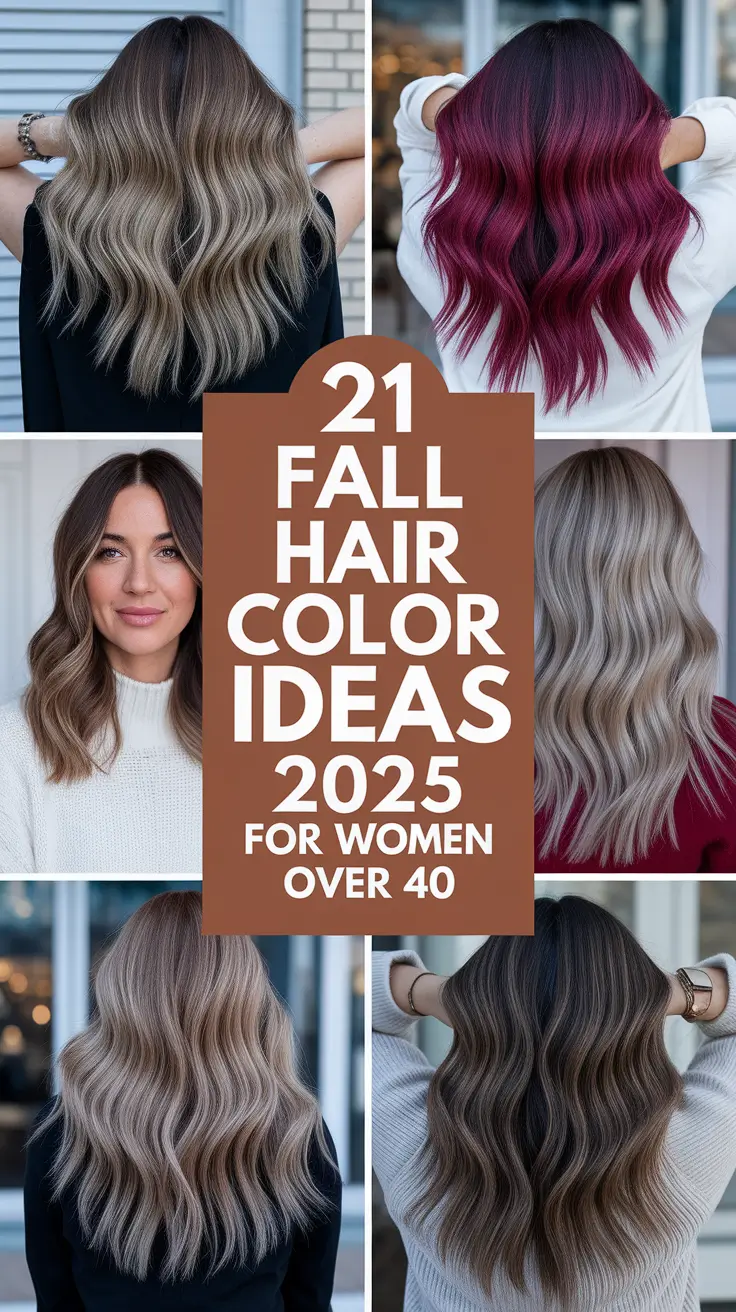 Fall Hair Color Ideas 2025 for Women Over 40 That Are Trending and Timeless
