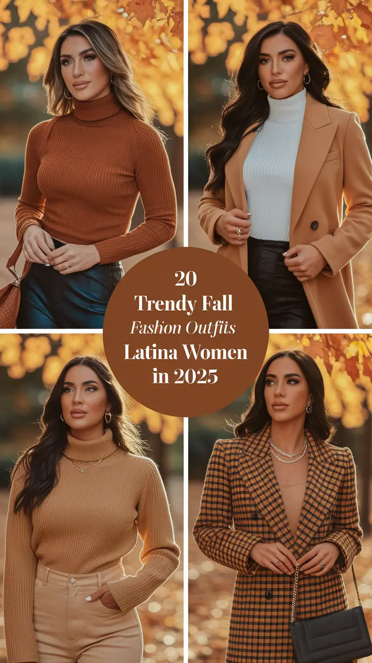 Trendy Fall Fashion Outfits for Latina Women in 2025: Bold Looks, Warm Colors & Personal Style
