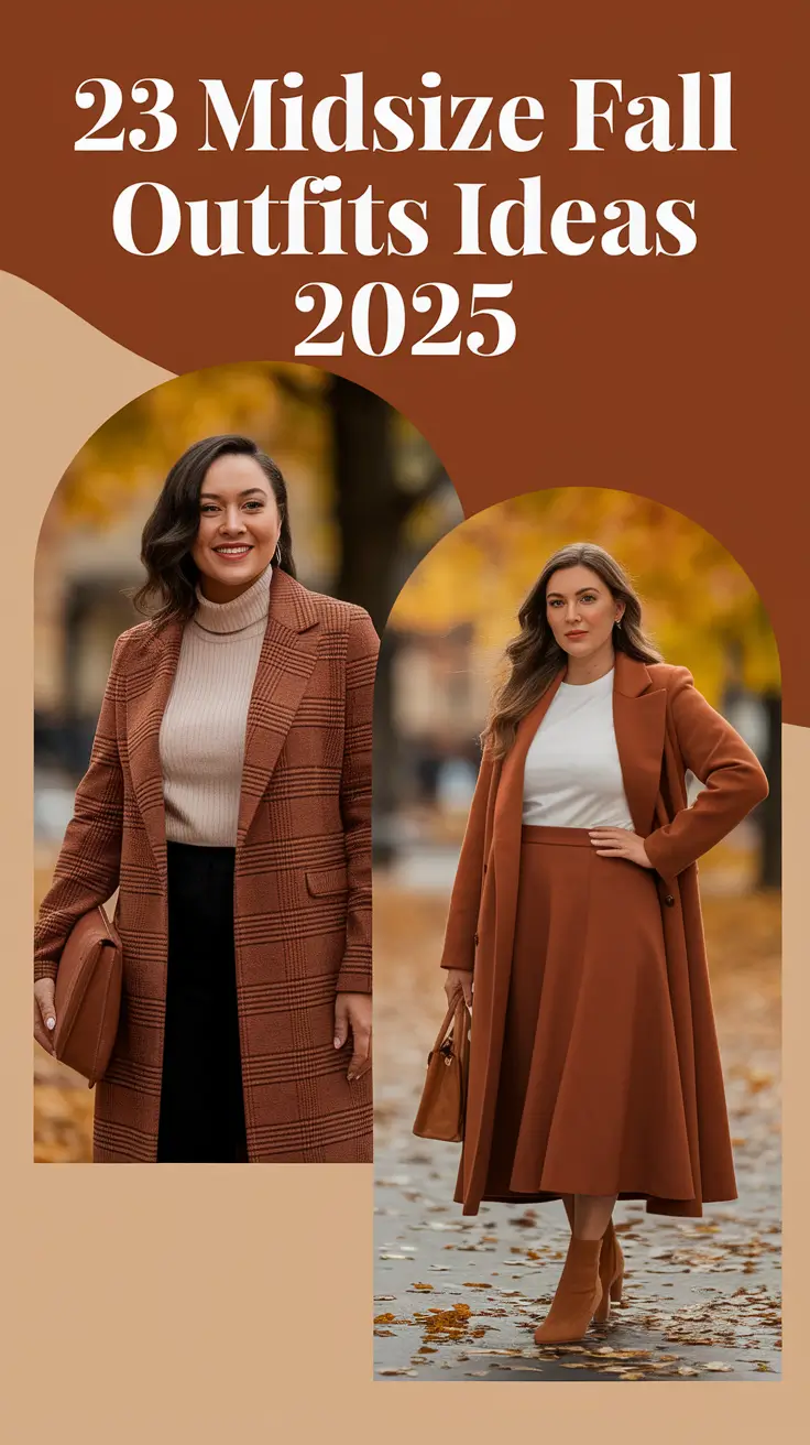 Midsize Fall Outfits Ideas 2025 That Feel Effortless, Chic, and Totally You
