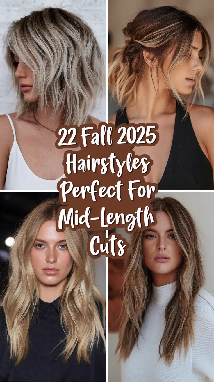 Fall 2025 Hairstyles Perfect for Mid-Length Cuts That Make You Feel Instantly Chic