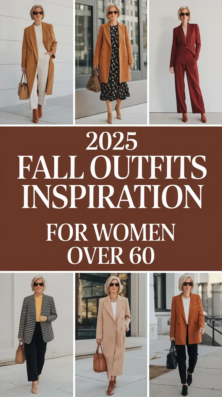 2025 Fall Outfits Inspiration for Women Over 60: Chic, Cozy & Confident Looks for Any Degree Weather