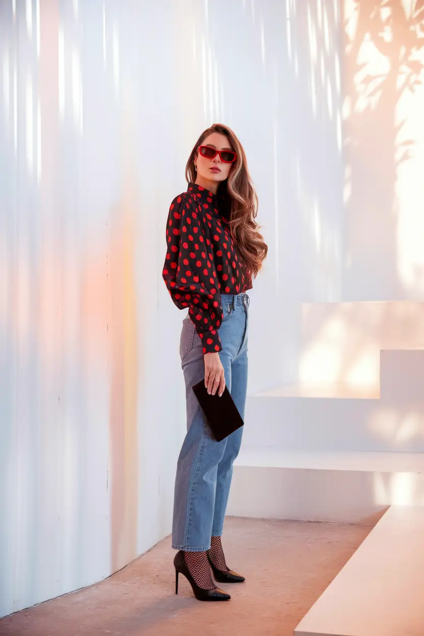 club outfits latina women Polka Dots & Power Moves