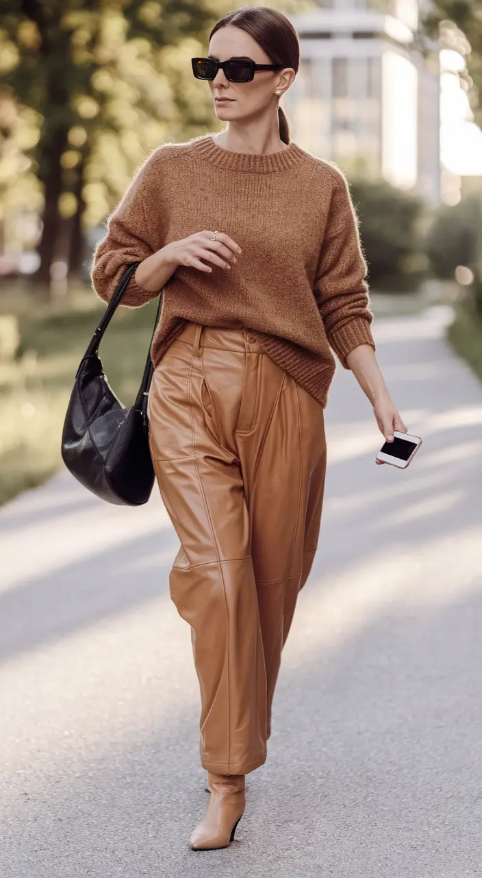 warm fall outfits casual Monochrome Butterscotch for Minimalist Warmth