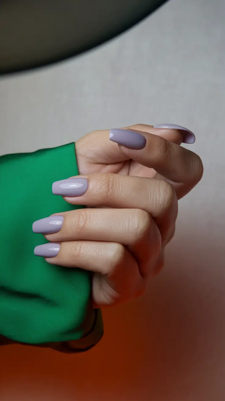 2025 early fall nails Mauve Sophistication