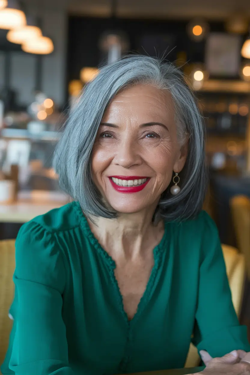Fall 2025 Hairstyles That Flatter 60+ Women Soft Long Bob