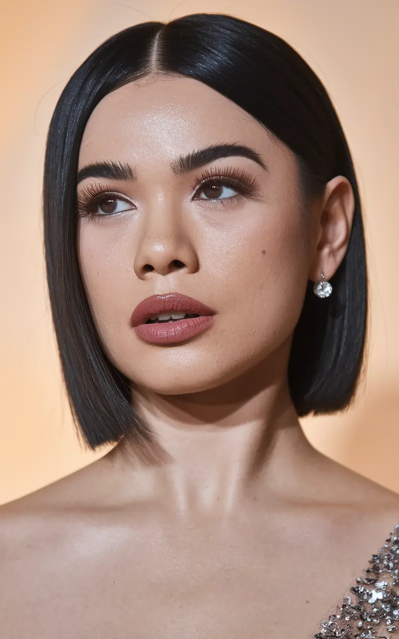 bob haircut fall 2025 Sleek Evening Bob