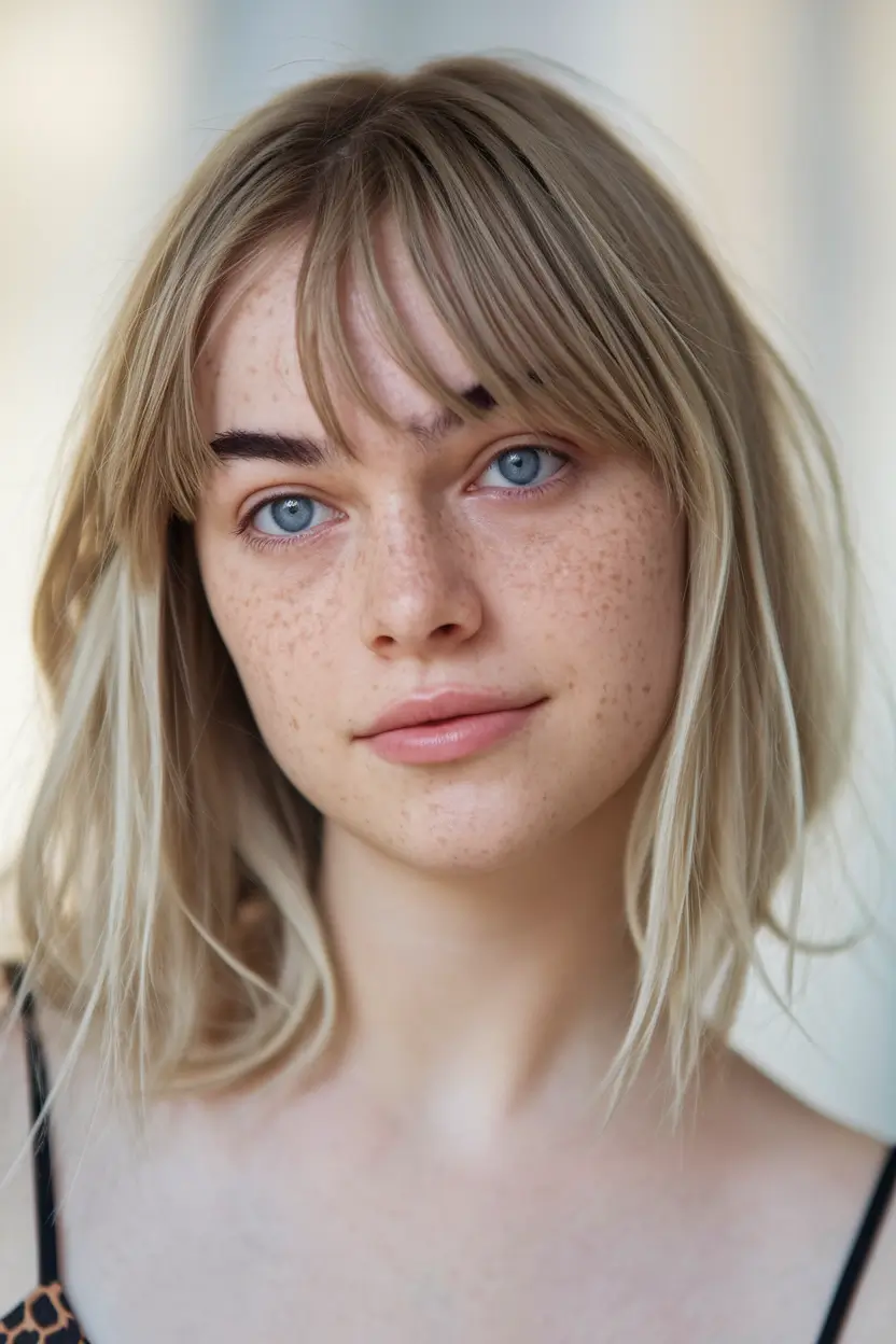 bob haircut fall 2025 Wispy Bob With Bangs
