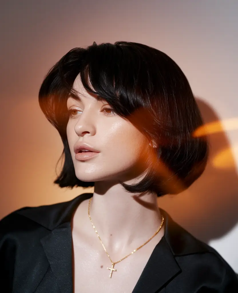 bob haircut fall 2025 Retro-Inspired Full Bob