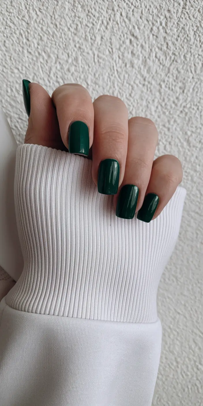 autumn nails designs Deep Forest Elegance