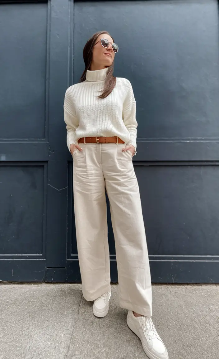 fall winter outfits classy Winter Whites Done Right