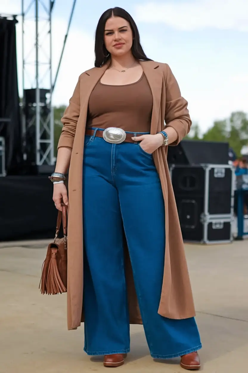 Layered Fall Outfits to Try in 2025 Western-Infused Street Style