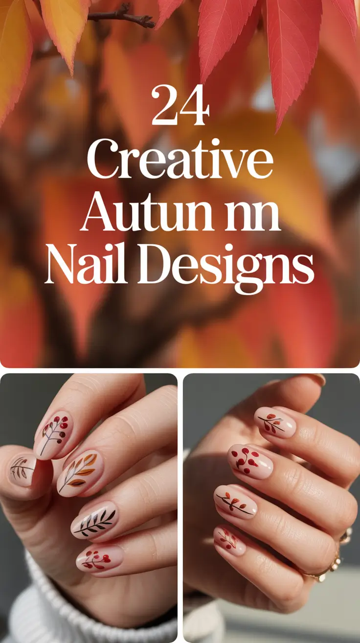 Creative Autumn Nail Designs 2025: Soft, Chic & Trendy Ideas for Fall