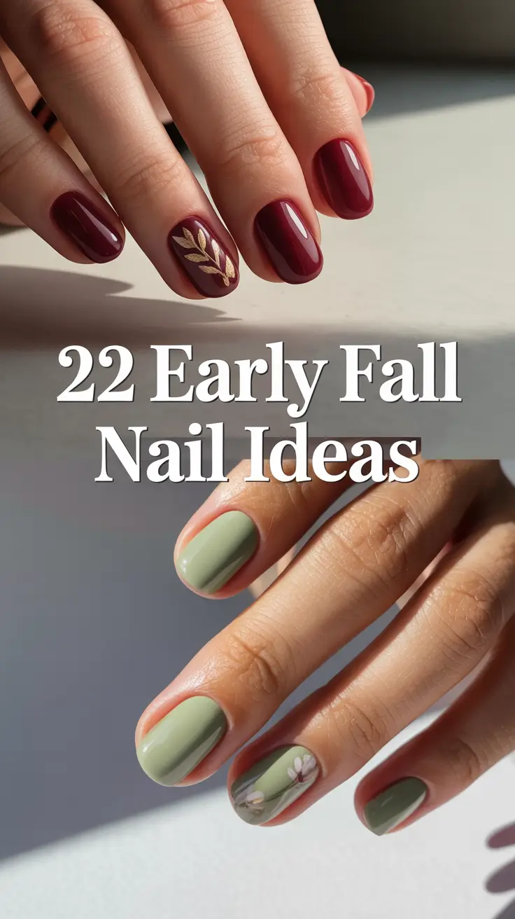 2025 Early Fall Nail Ideas: Fresh Colors, Cute Inspo & Timeless Shapes