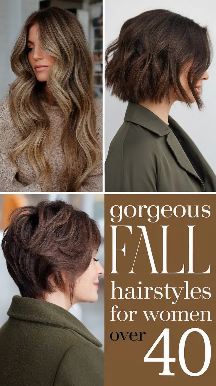 Gorgeous Fall Hairstyles for Women Over 40: Chic Bob & More Inspiring 2025 Looks