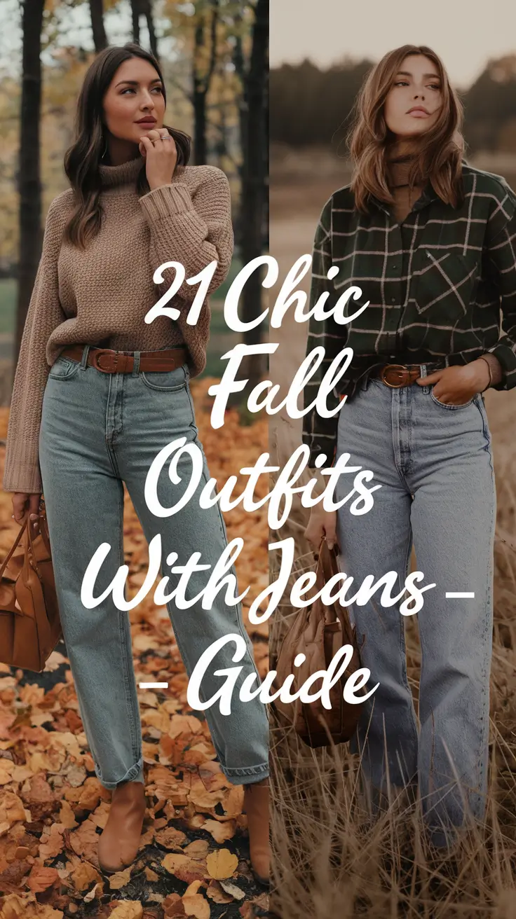Chic Fall Outfits with Jeans – 2025 Guide to Effortless & Cute Style