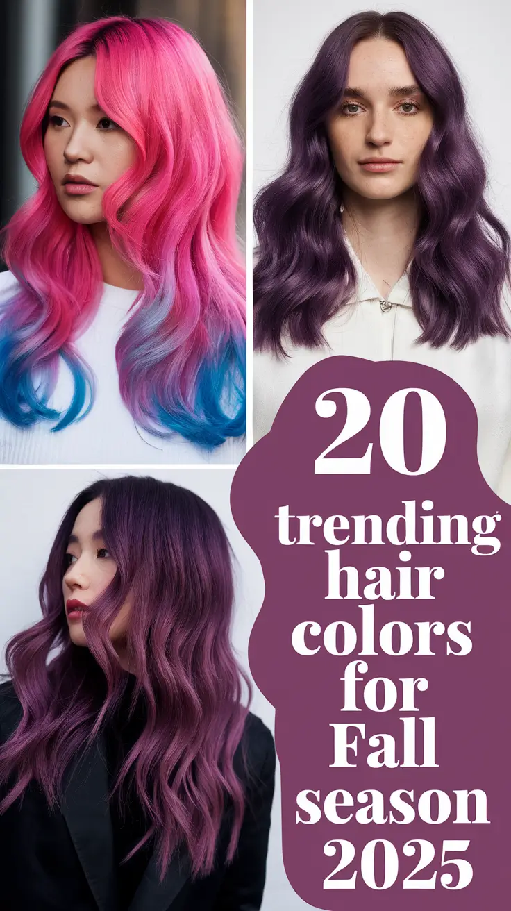 Trending Hair Colors for Fall Season 2025: Fresh Ideas for Brunettes and Blondes