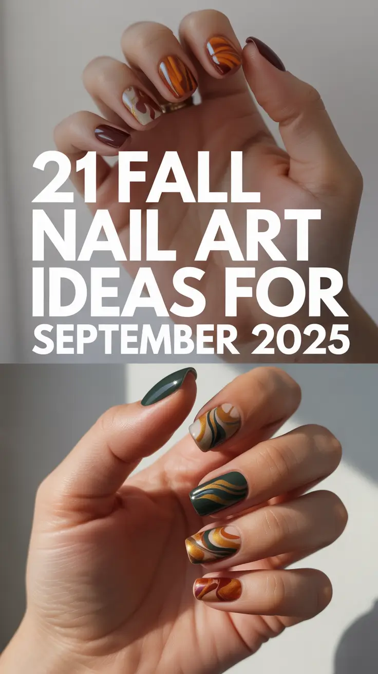 Fall Nail Art Ideas for September 2025: Trendy, Short & Cute Designs You’ll Want to Copy