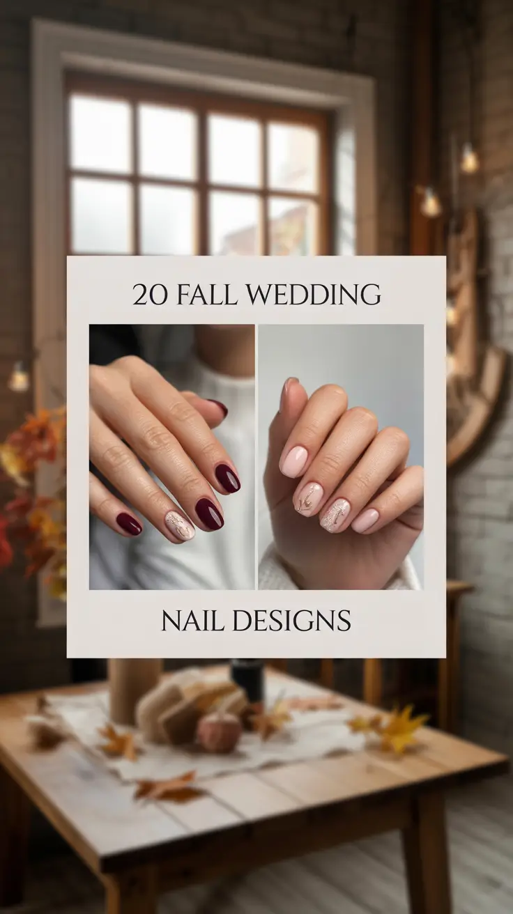 Fall Wedding Nail Designs 2025: Elegant Ideas for Brides, Bridesmaids & Guests