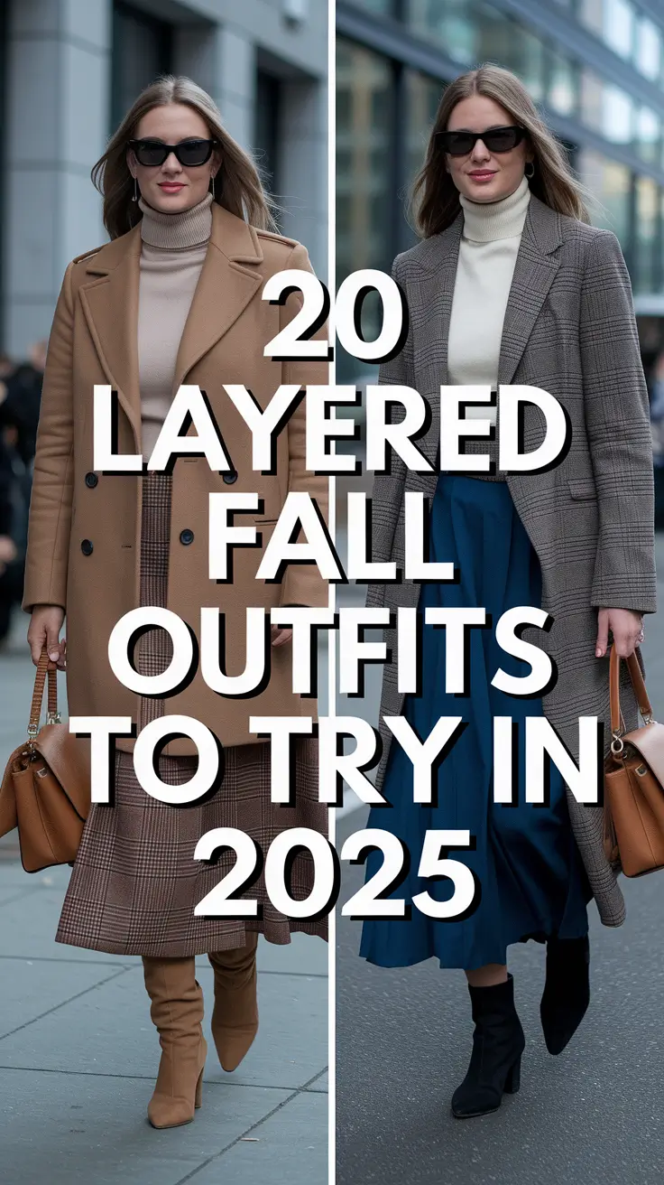 Layered Fall Outfits to Try in 2025: Trending Autumn Layering Ideas for Women