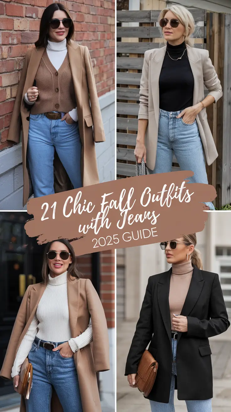 Chic Fall Outfits with Jeans – 2025 Guide to Effortless & Cute Style