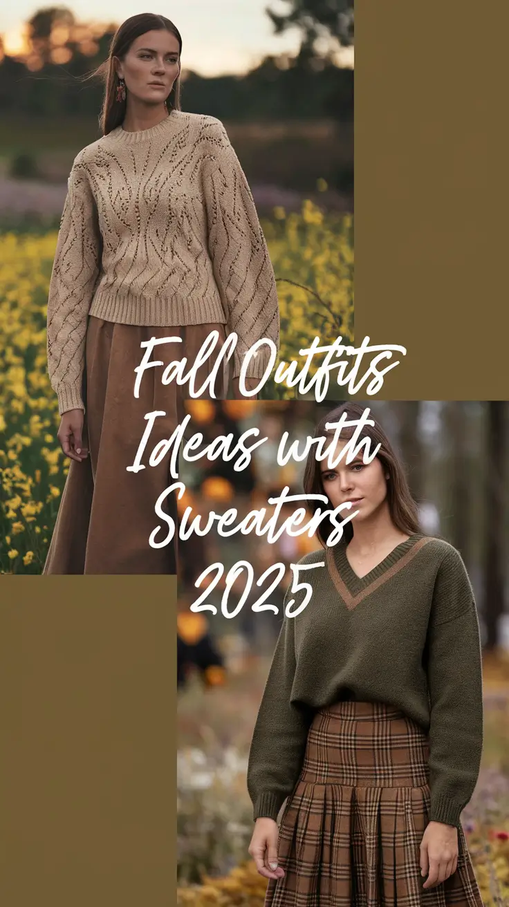 Fall Outfits Ideas with Sweaters 2025 — Cozy, Chic & Totally Wearable