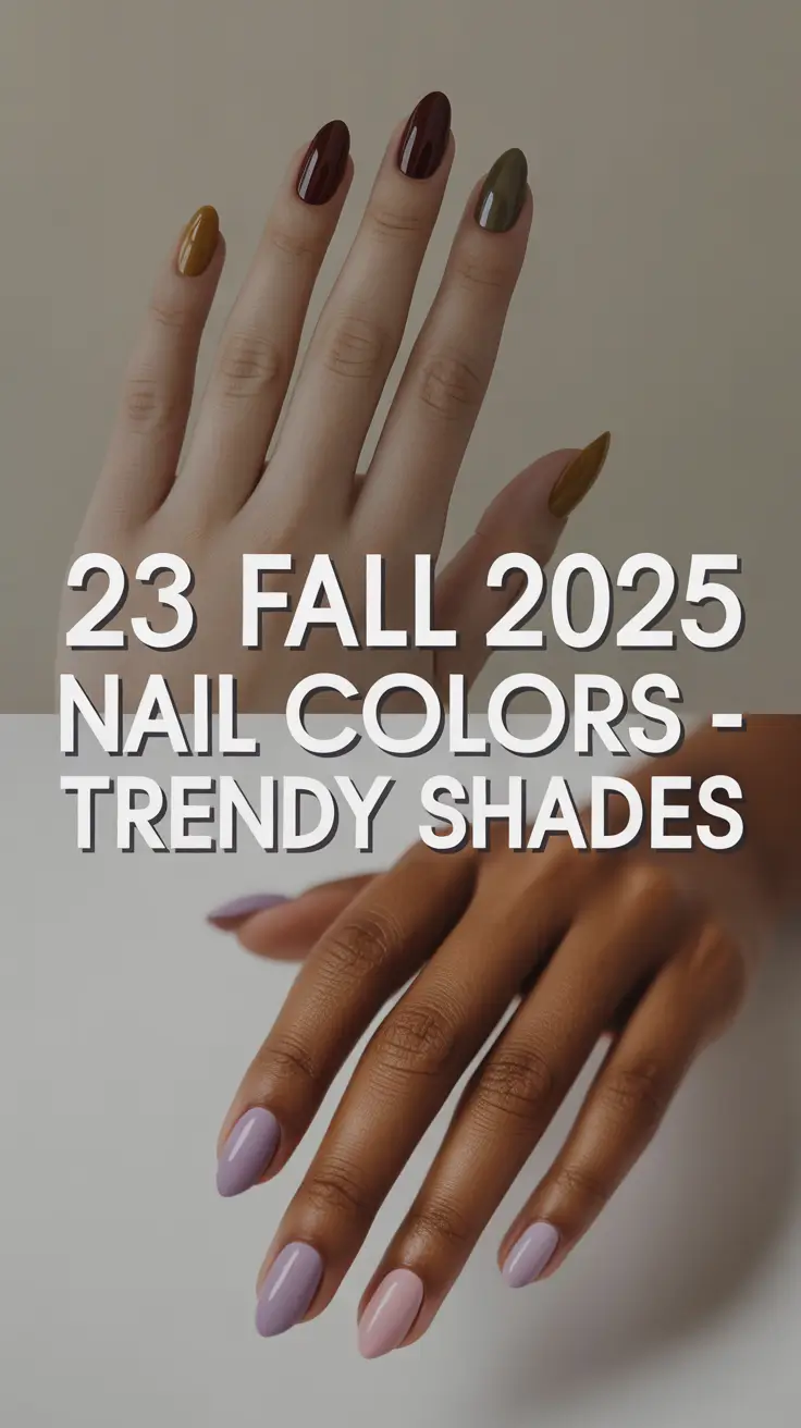 Fall 2025 Nail Colors – Trendy Shades and Inspo for Autumn Gel Designs