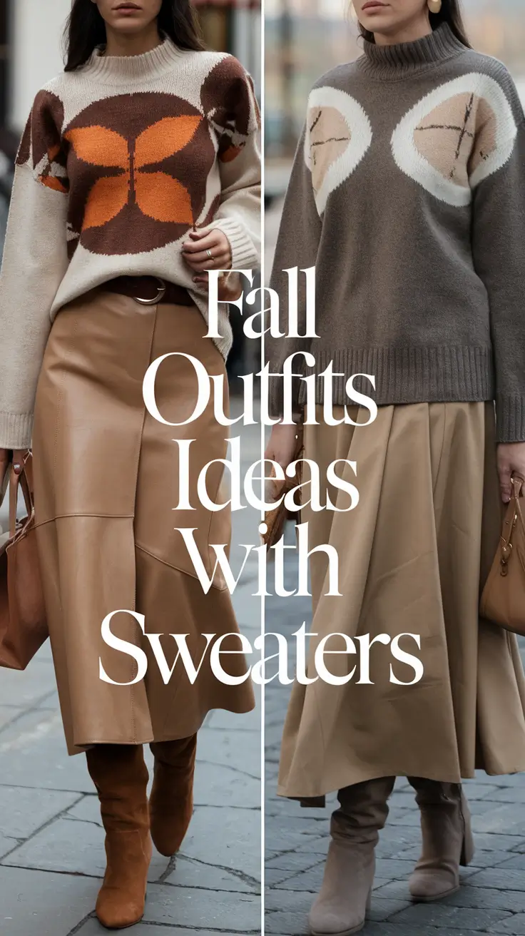 Fall Outfits Ideas with Sweaters 2025 — Cozy, Chic & Totally Wearable