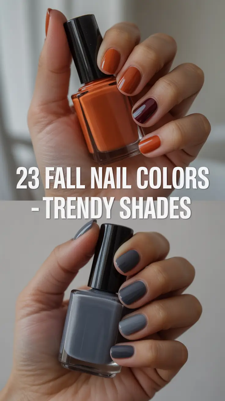 Fall 2025 Nail Colors – Trendy Shades and Inspo for Autumn Gel Designs