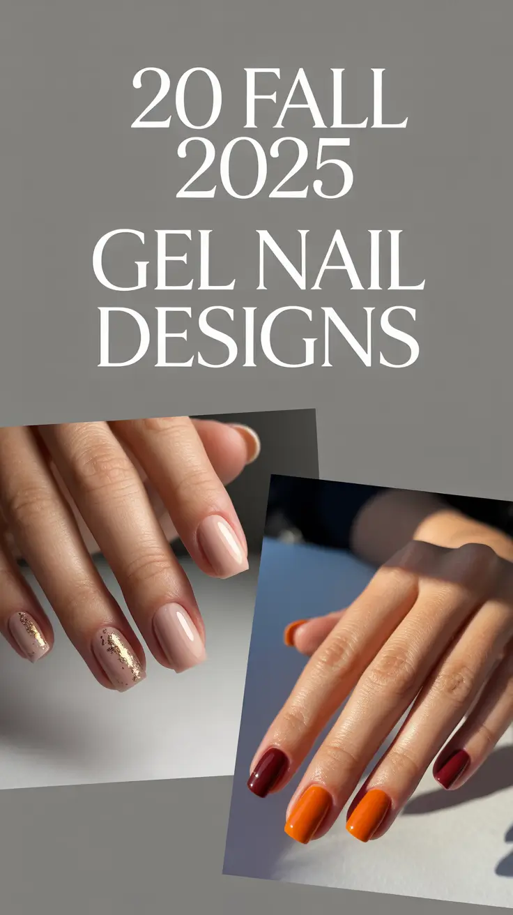 Fall 2025 Gel Nail Designs: Trendy Inspo, Color Ideas & Shapes