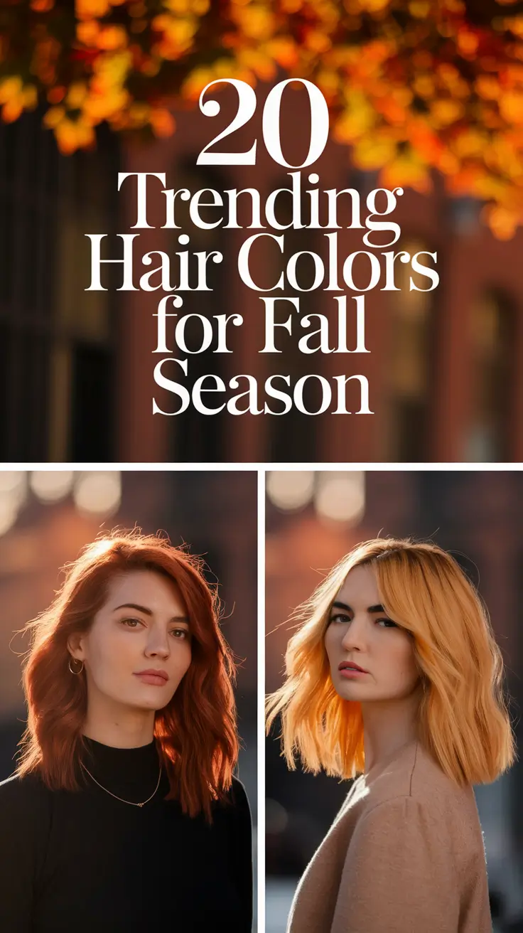 Trending Hair Colors for Fall Season 2025: Fresh Ideas for Brunettes and Blondes